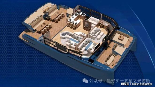 “颠覆性”EkoKat 62双体游艇型号发布配备 80 平方米巨大飞桥(图3)