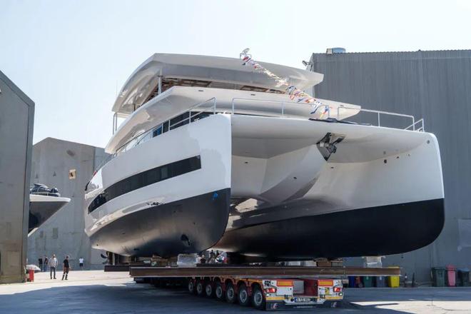 九游appVisionF Yachts第二艘24米全电动双体船下水(图2)