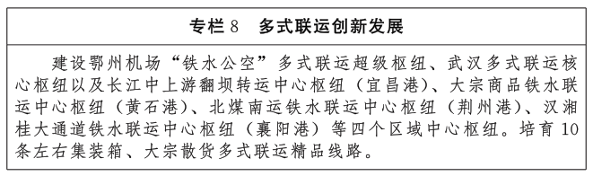 《湖北省现代综合交通运输体系发展“十五五”规划》印发(图8)