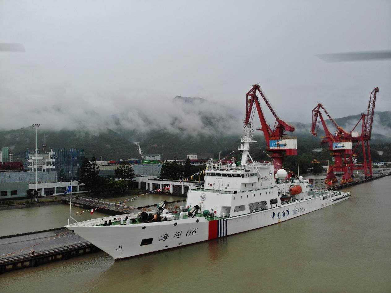 航行超17万海里 台湾海峡最大综合性公务执法船“海巡06”轮列编三周年