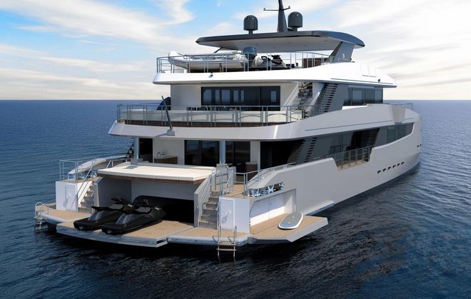 香港CL Yachts进军双体游艇市场 35米CLC115设计亮相(图11)