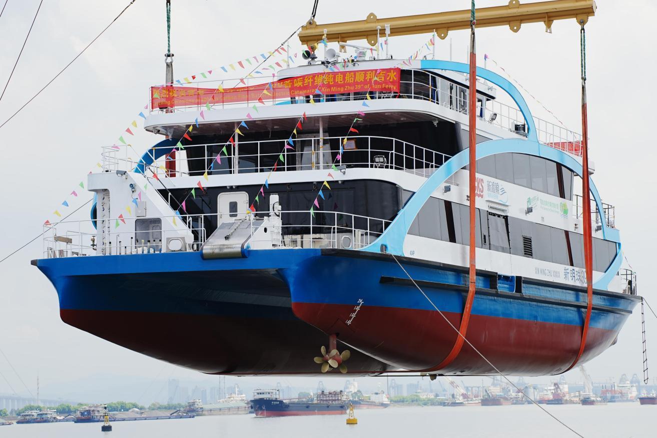 “新明珠39”号下水助推碳纤维材料国产化(图3)